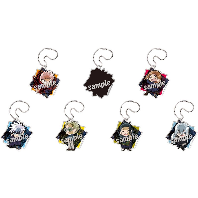 Jujutsu Kaisen: Pita! Deformed Fight! Acrylic Keychain 1Box 7pcs