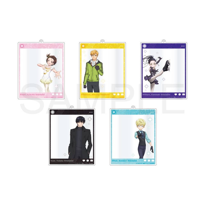 Medalist: Trading Sns Style Acrylic Card Keychain Winter Ver. (random)