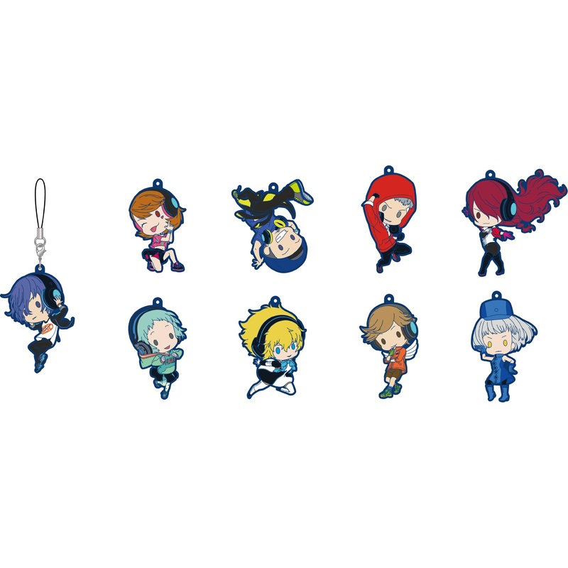 Persona 3: Dancing in Moonlight (Original Ver.) Rubber Strap Collection: 1Box 9pcs