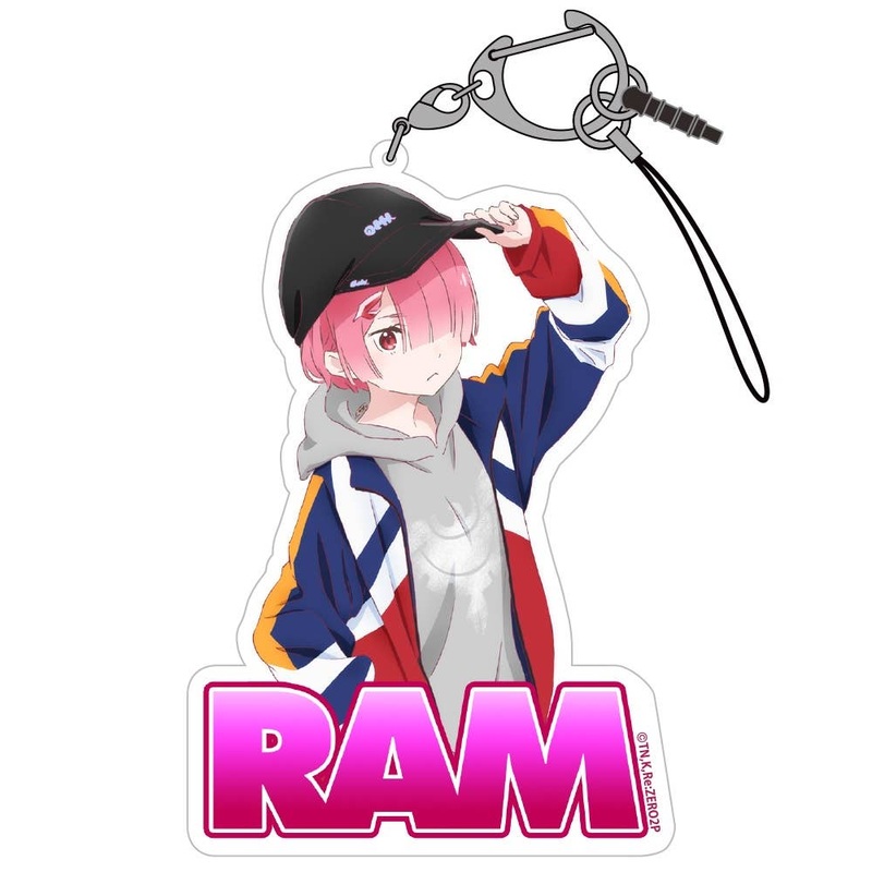 Re: Zero Starting Life in Another World: Ram Design Acrylic Multi Keychain