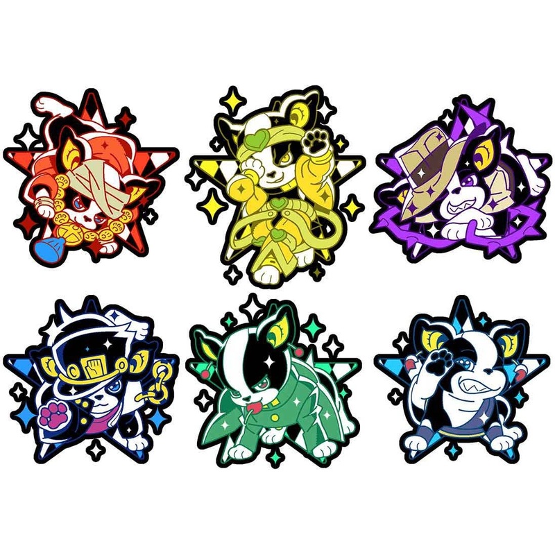 Rubber Mascot JoJo's Bizarre Adventure - Iggy's Bizarre Cosplay 2018 Year of the Dog: 1Box (6pcs)