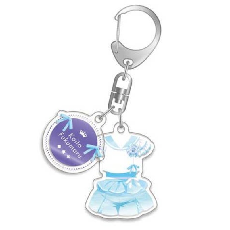 The Idolmaster Shiny Colors: Costume Acrylic Keychain Koito Fukumaru Clear Marine Calm Ver.