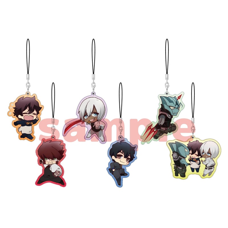Blood Blockade Battlefront Pearl Acrylic Collection: 1 Box (6pcs)