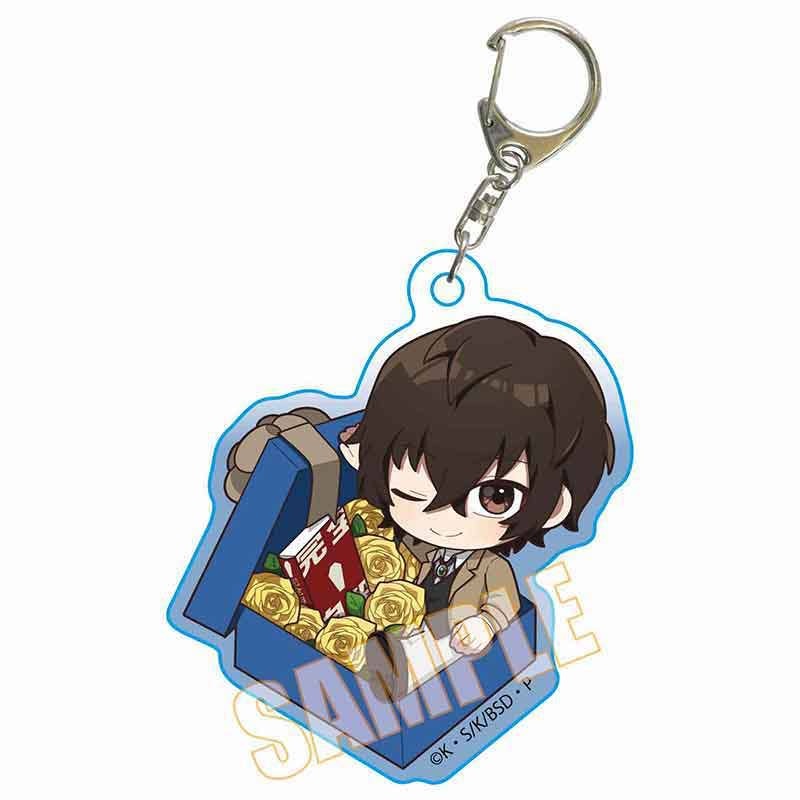 Bungo Stray Dogs: Flower Box Acrylic Key Chain / Osamu Dazai