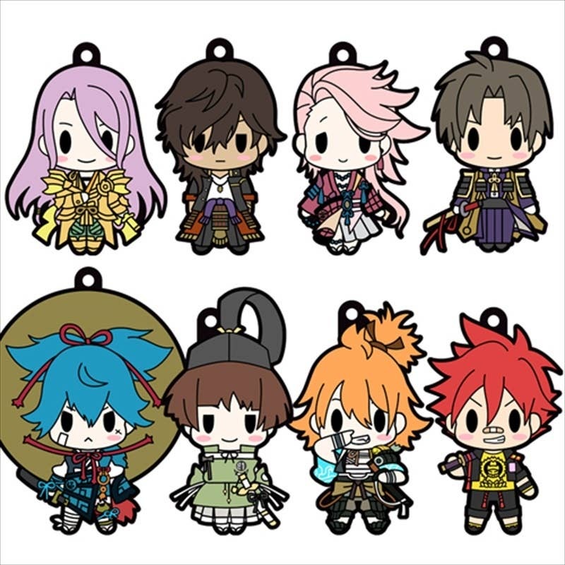 D4 Touken Ranbu -Online- Rubber Strap Collection Vol.5: 1Box (8pcs)