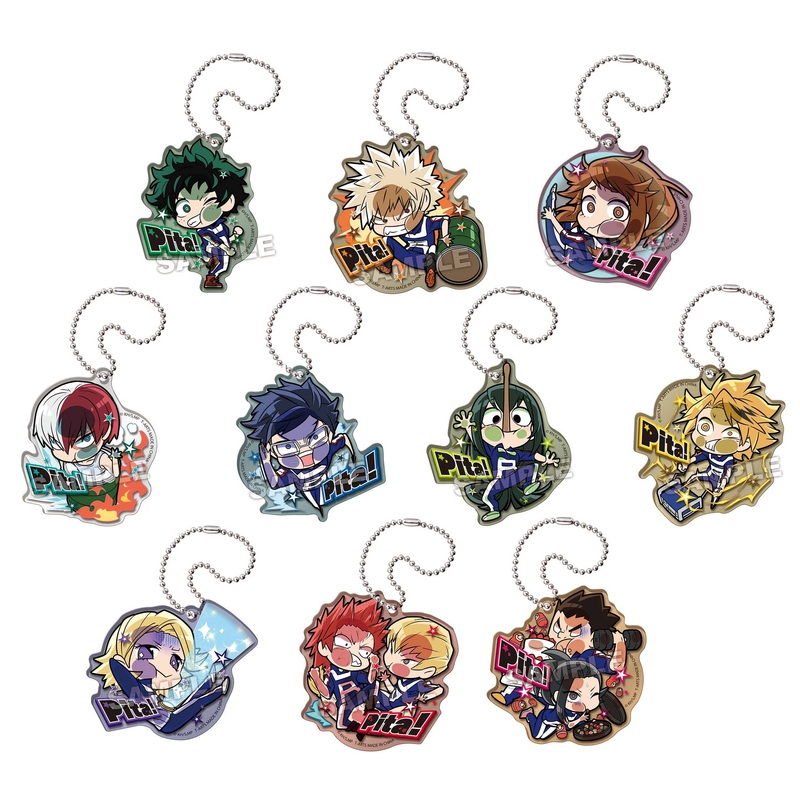 My Hero Academia Pita! Defome Genkai Toppa Acrylic Keychain 1Box 10pcs