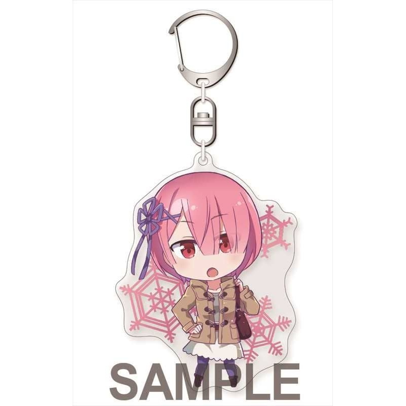 Re:Zero - Starting Life in Another World: Acrylic Keychain Ram Winter Clothes Coat Ver.