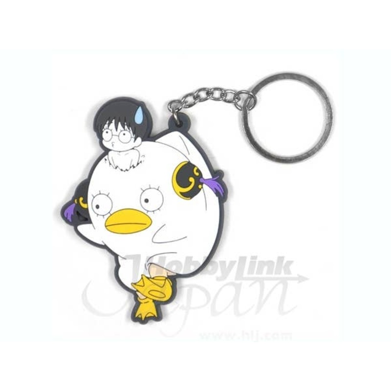 Shinpachi + Kagura Pinched Key Chain