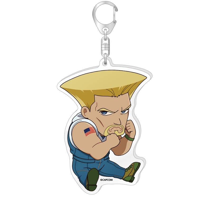 Street Fighter 6: Petanko Acrylic Keychain Guile