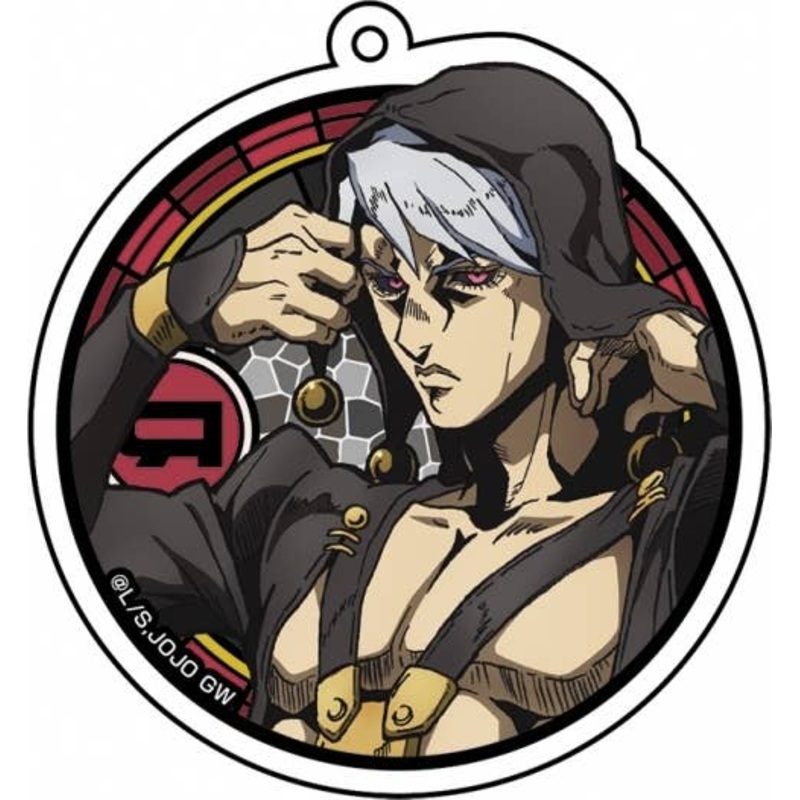 TV Anime JoJo's Bizarre Adventure: Golden Wind: Acrylic Keychain [Risotto Nero C96 Newly Drawn Ver.]
