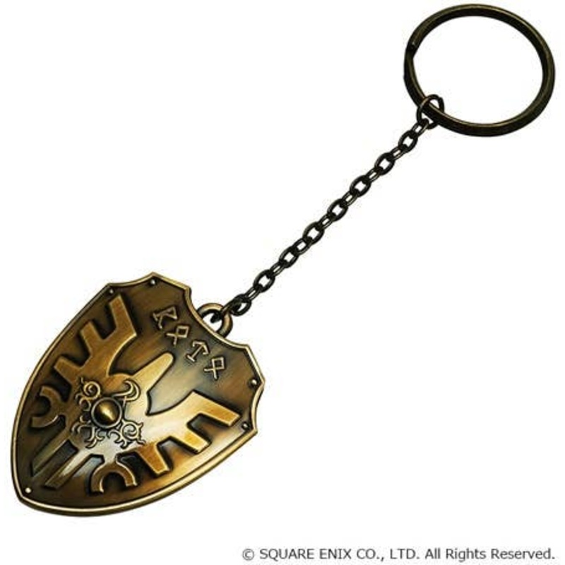 Dragon Quest: Metallic Keychain Erdrick's Shield (Reissue)