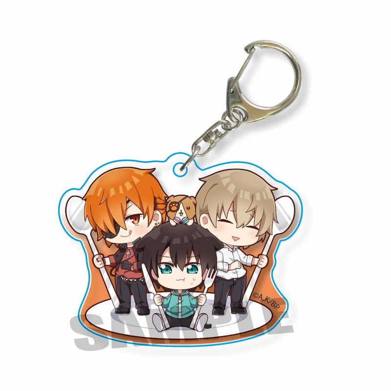Gochi Chara Acrylic Keychain A Destructive God Sits Next to Me: Koyuki & Hanatori & Tsukimiya