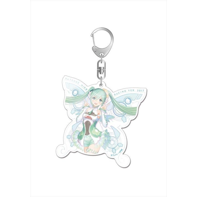 Hatsune Miku Racing Ver. 2017 Big Acrylic Keychain 1
