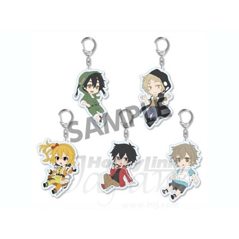 Mekaku City Actors Trading Key Chain Act1