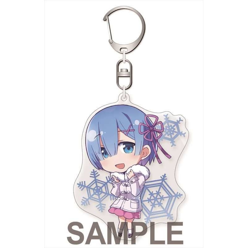 Re:Zero - Starting Life in Another World: Acrylic Keychain Rem Winter Clothes Coat Ver.