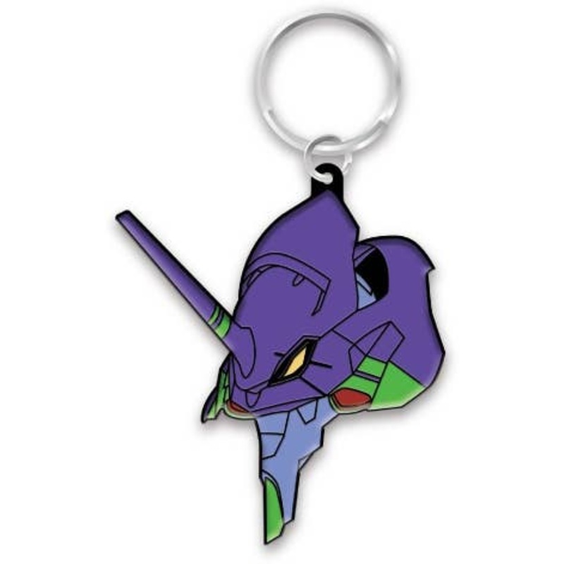 Rebuild of Evangelion: Head Rubber Keychain Unit 01