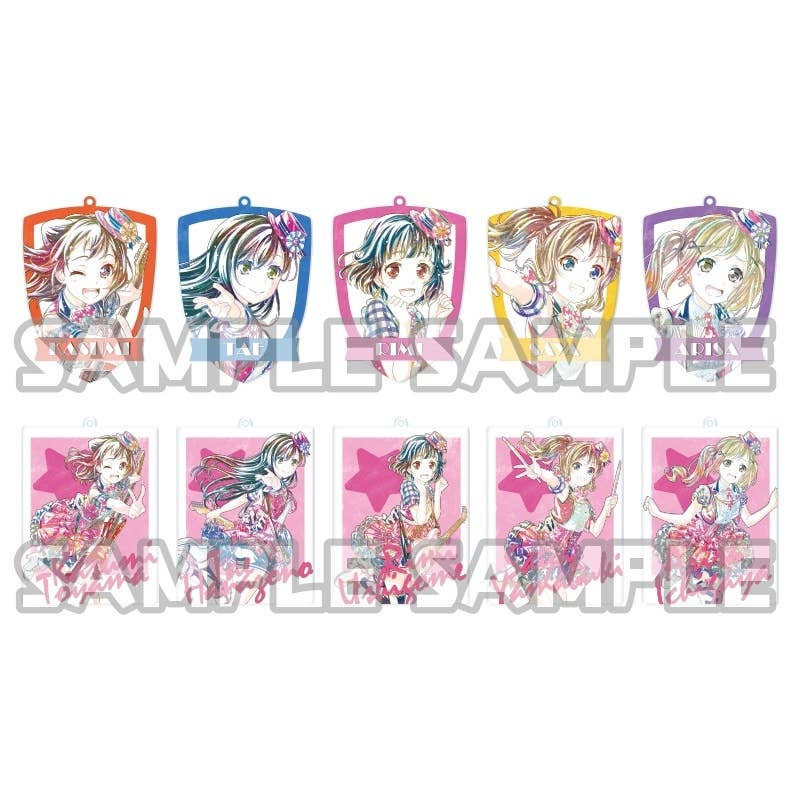 BanG Dream! Girls Band Party!: Ani-Art Acrylic Keychain Vol.2 Poppin'Party 1Box (10pcs)