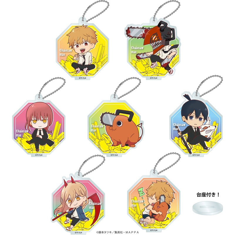 Chainsaw Man: Tojicolle Acrylic Keychain: 1Box (7pcs)