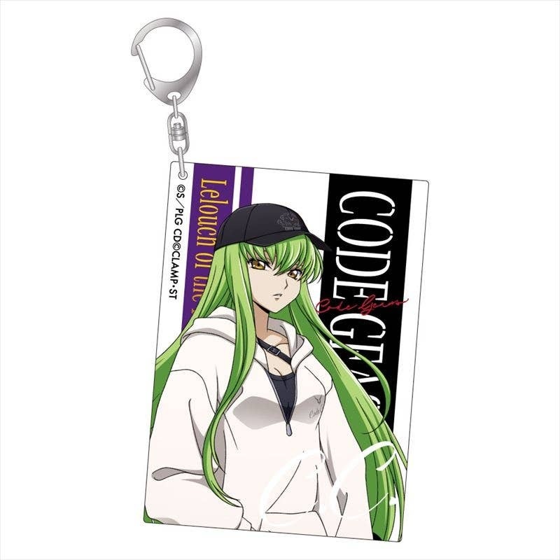 Code Geass: Lelouch of the Rebellion: Snap Style Acrylic Keychain C.C.