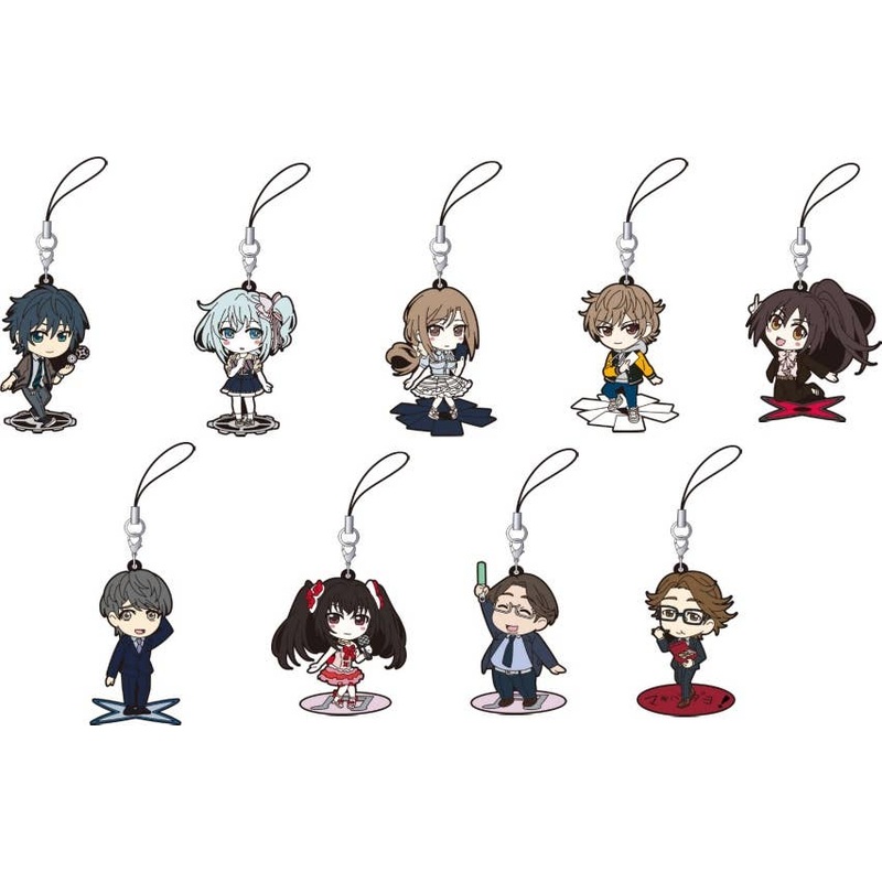 Hand Shakers (Anime Version) Rubber Strap Collection: 1Box (9pcs)