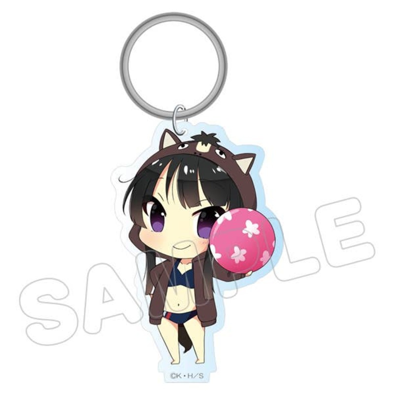 K-On!: Animalkko Acrylic Keychain Summer Mio Akiyama