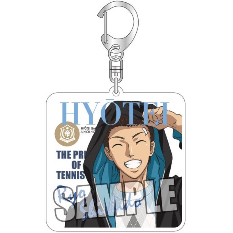 New Prince of Tennis Reversible Acrylic Keychain Ryo Shishido Pattern Ver.