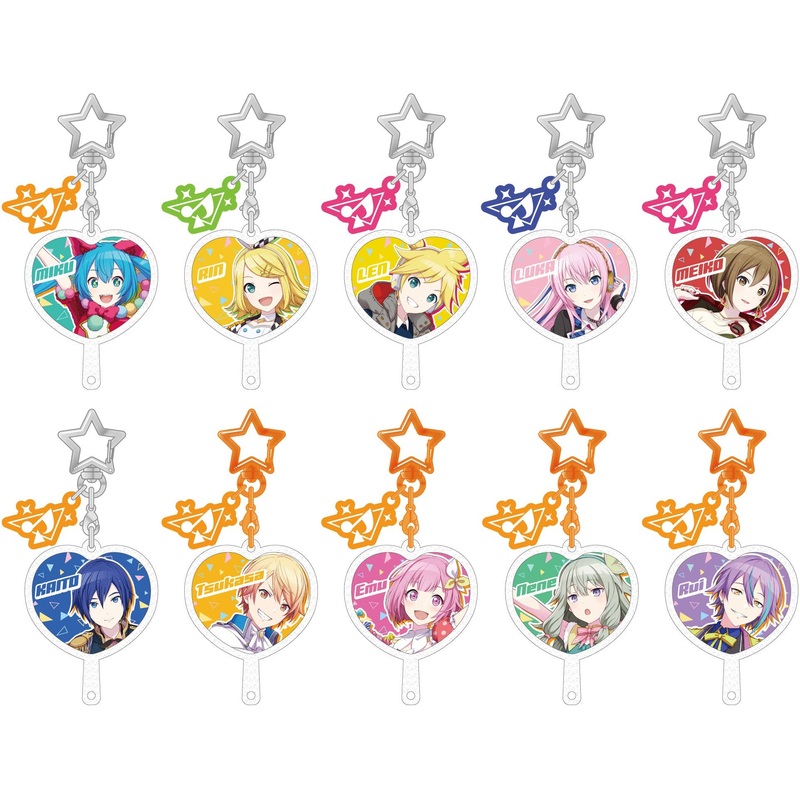 Project Sekai: Colorful Stage! feat. Hatsune Miku: Fure Fure Uchiwa Charm Collection Vol.3 1Box 10pcs