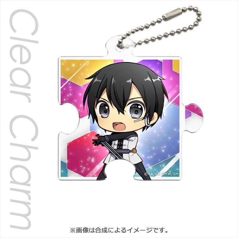 Sword Art Online the Movie -Ordinal Scale-: Puzzle-Shaped Clear Charm Kirito SD