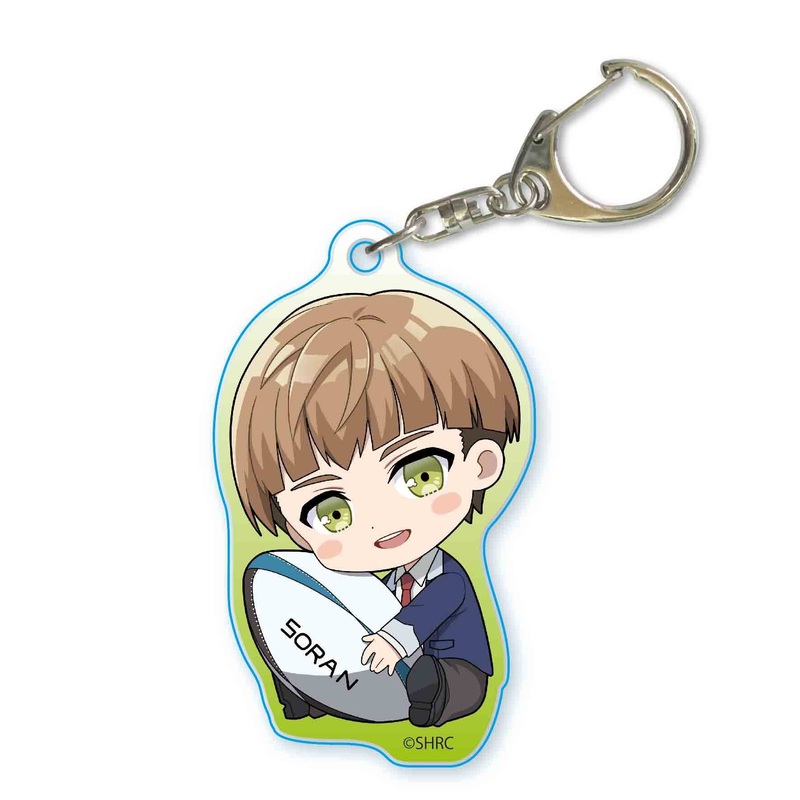 Try Knights: Gyugyutto Acrylic Keychain: Tomomi Horyu