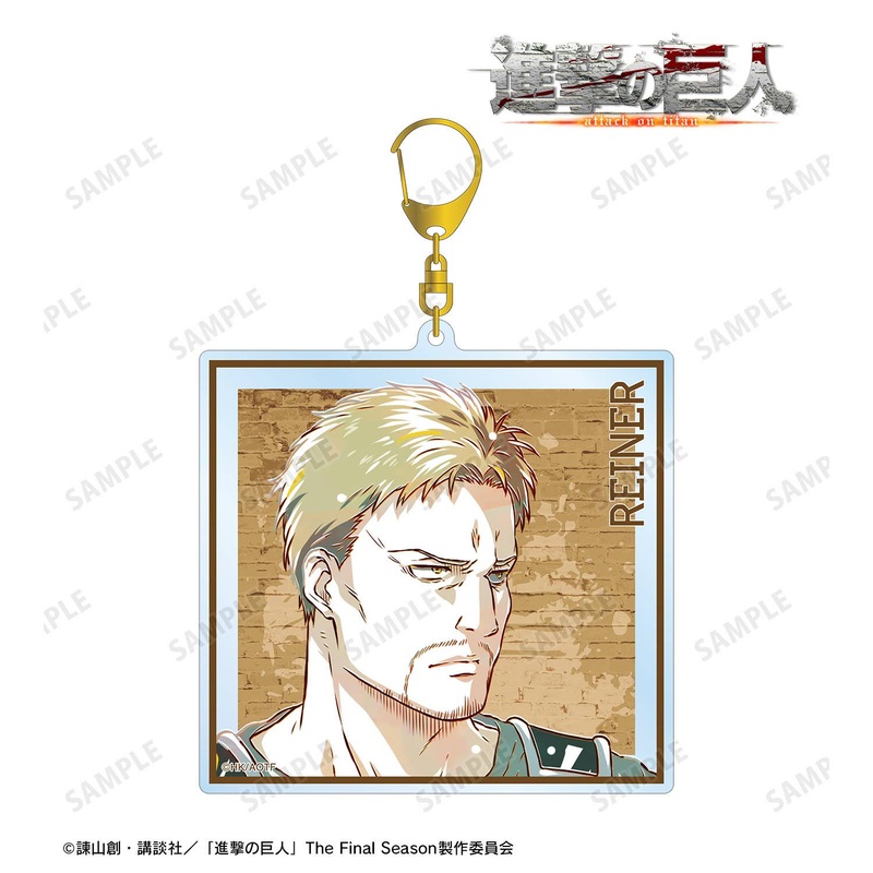 Tv Anime Attack On Titan: Reiner Ani-Art 4th Edition Big Acrylic Keychain