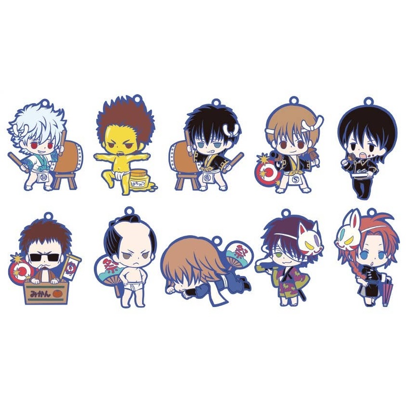 Chipicco Gintama Trading Rubber Strap - Enjoy Summer ! Ver -: 1Box (10pcs)