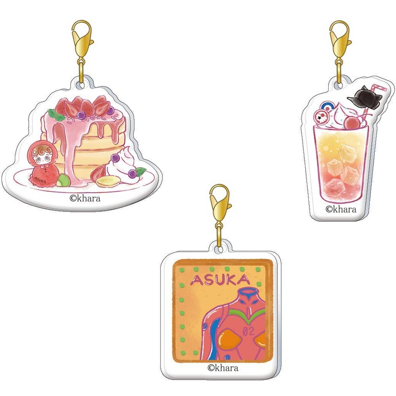 EVANGELION SWEETS COLLECTION Acrylic Charm Set / ASUKA