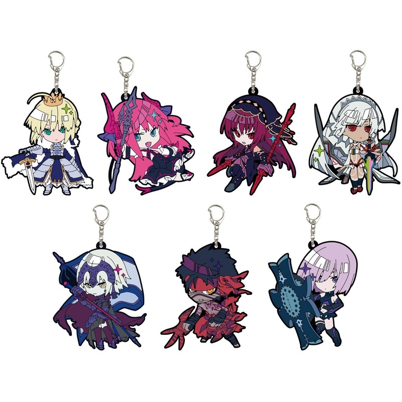 Fate/Grand Order Rubber Strap 01: 1Box (7pcs)