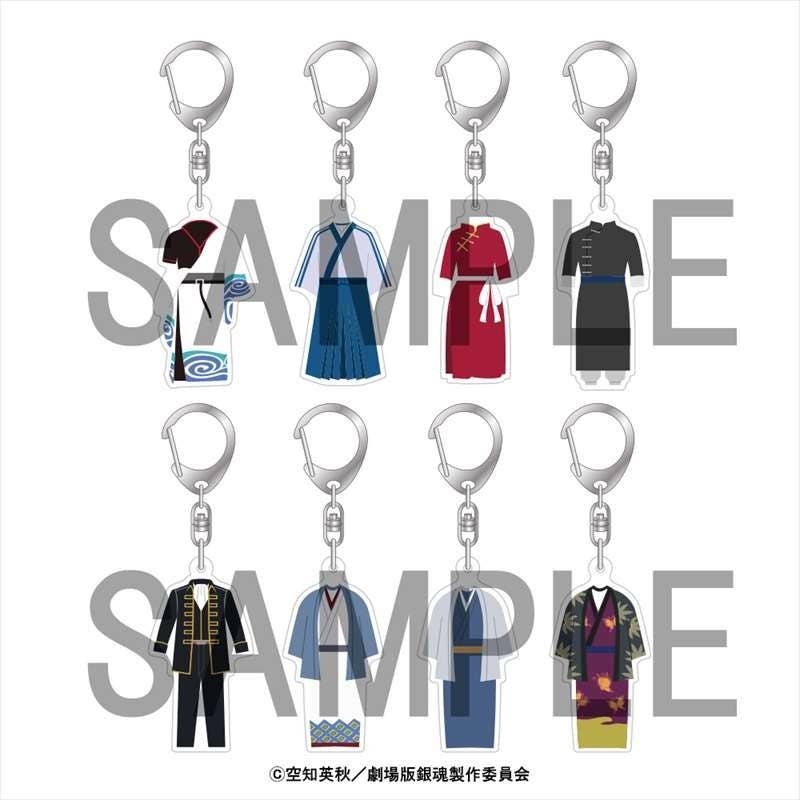Gintama The Final Trading Costume Acrylic Collection 1Box 8pcs