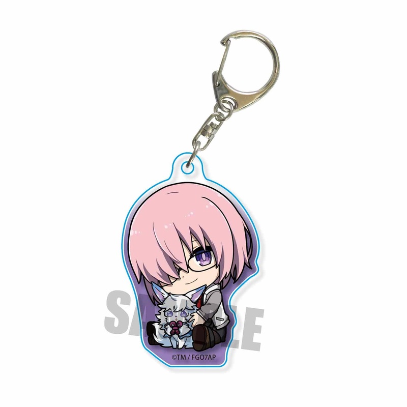 Gyugyutto Acrylic Keychain Fate/Grand Order - Absolute Demonic Front: Babylonia: Mash Kyrielight