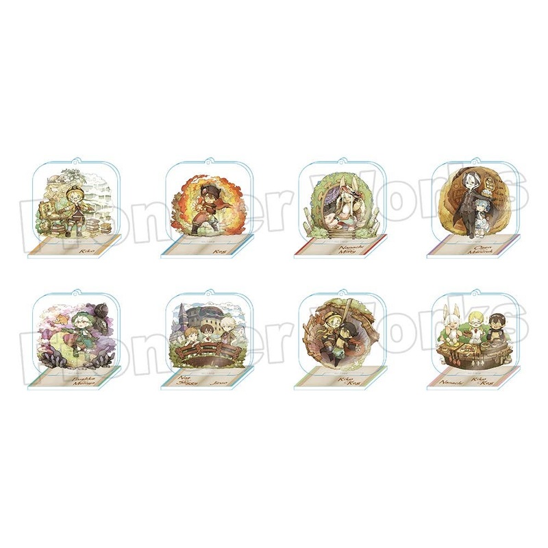 Made in Abyss: Character Chronicle Trading Acrylic Stand Keychain 1Box 8pcs