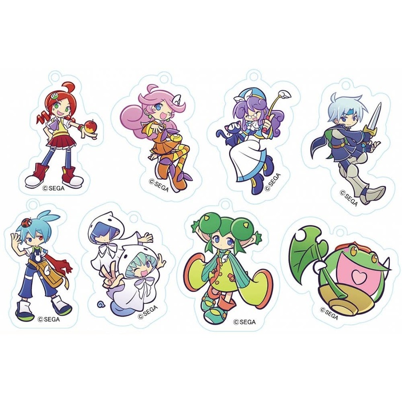 Puyo Puyo: Trading Acrylic Keychain 1Box 8pcs