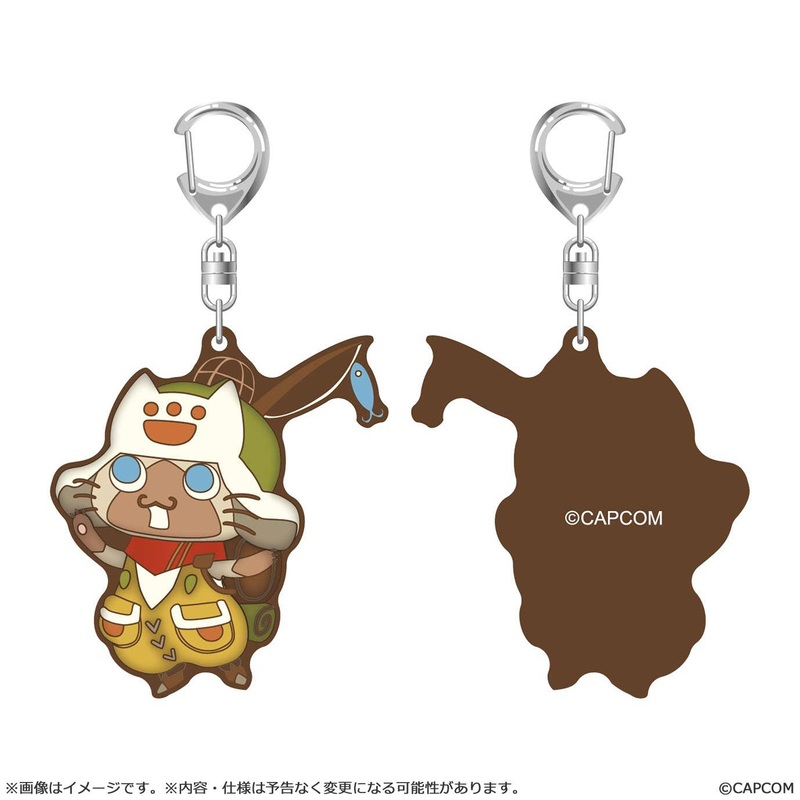 Rubber Keychain Monster Hunter Wilds Otomo Airu
