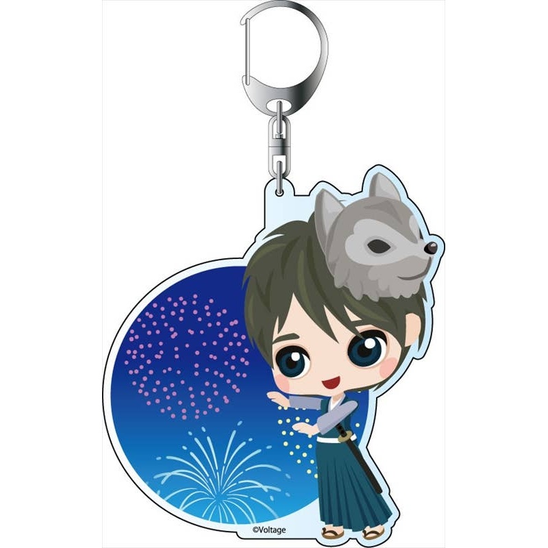 Tenka Touitsu Koi no Ran Love Ballad Big Keychain Mitsuhide Akechi Chibi Chara Ver.