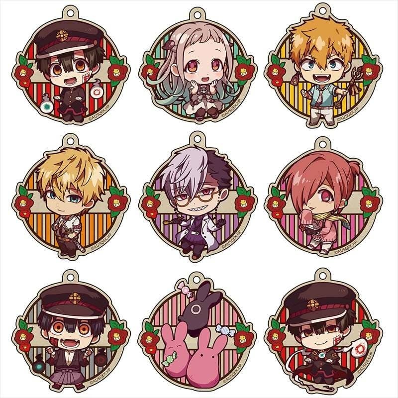 Toilet-Bound Hanako-kun: Trading Wooden Tag Strap 1Box 9pcs