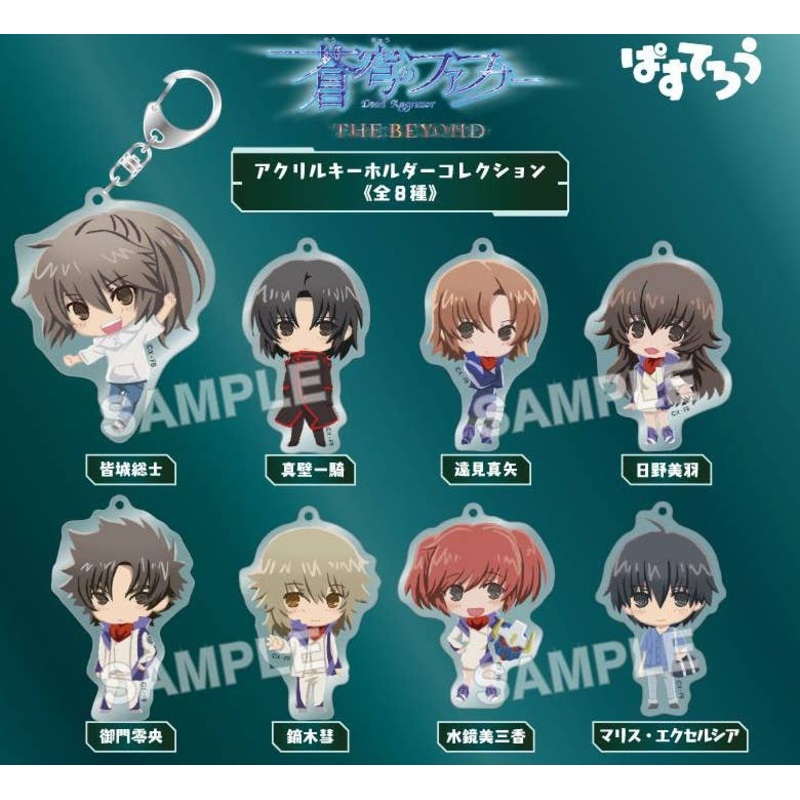 Fafner In The Azure The Beyond: Pastero Acrylic Keychain Collection: 1Box (8pcs)