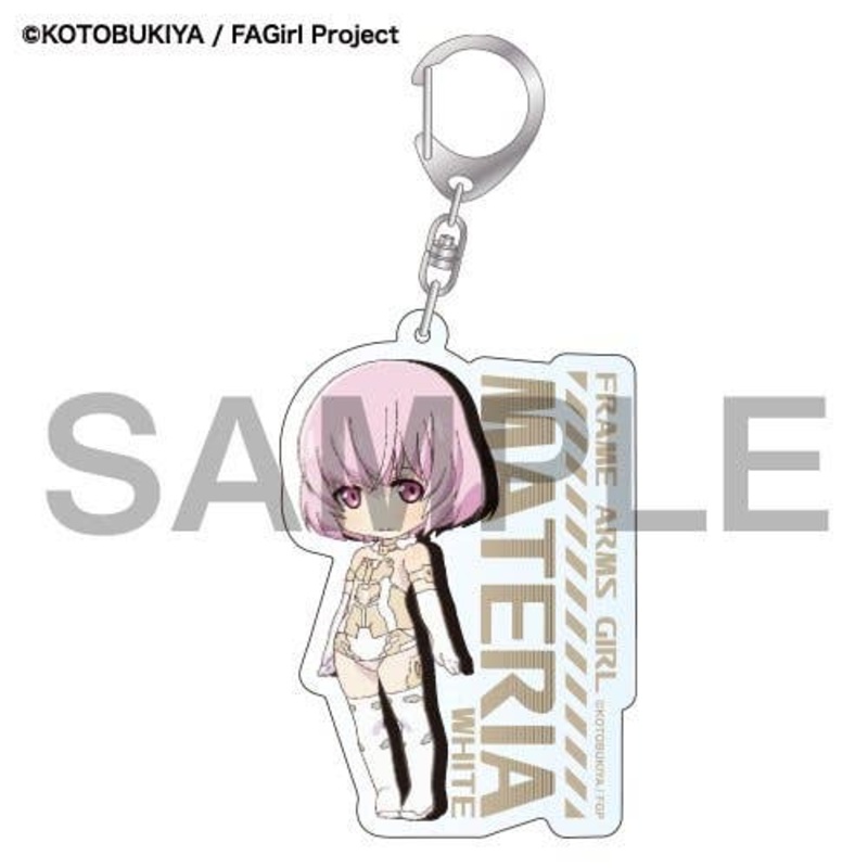 Frame Arms Girl: SD Acrylic Keychain Materia White