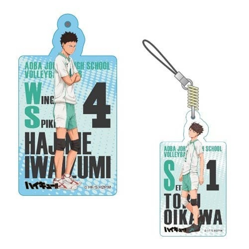Haikyu!! Junping Acrylic Keychain Hajime Iwaizumi