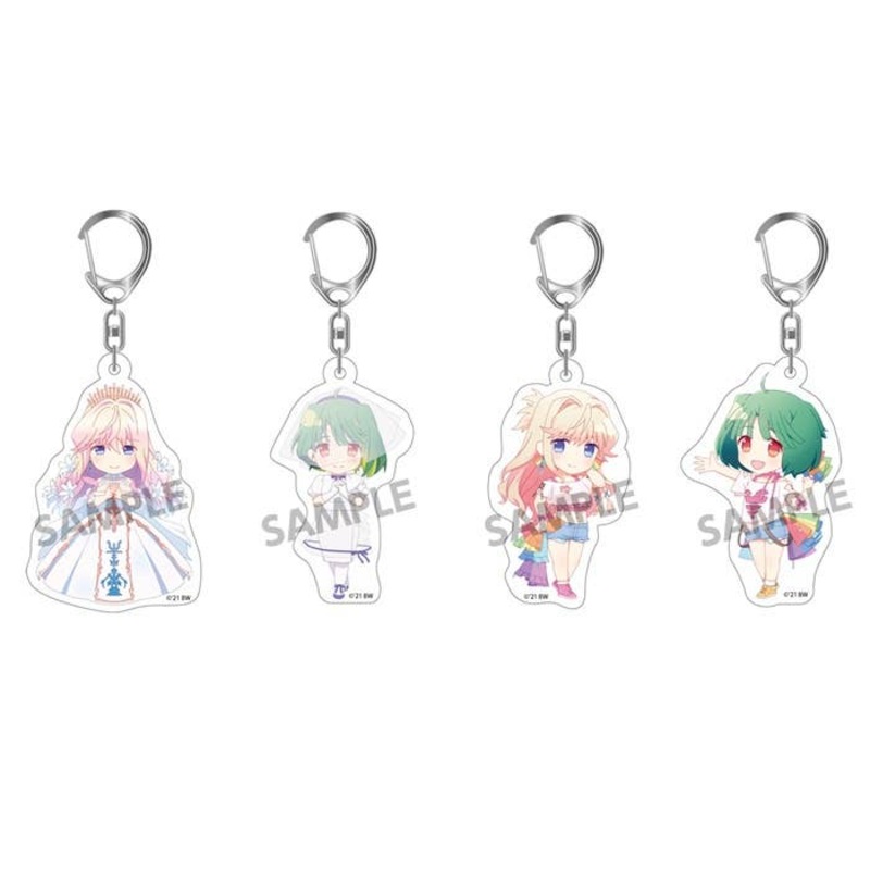 Macross Frontier -Labyrinth of Time-: Pic-Lil! Acrylic Keychain Set Sheryl & Ranka