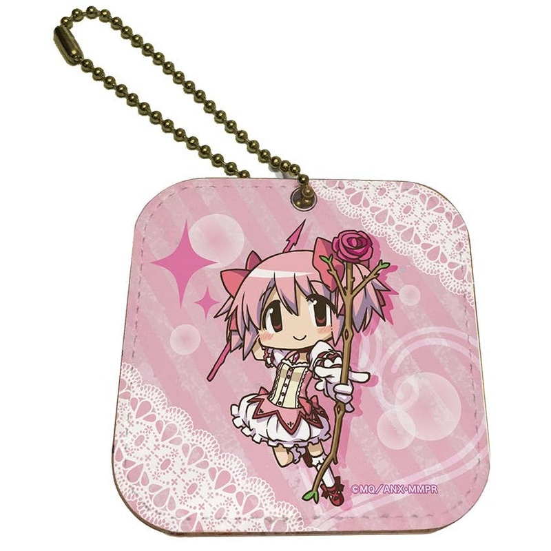 Puella Magi Madoka Magic (New Feature): Leather Mirror Charm 01 Madoka Kaname