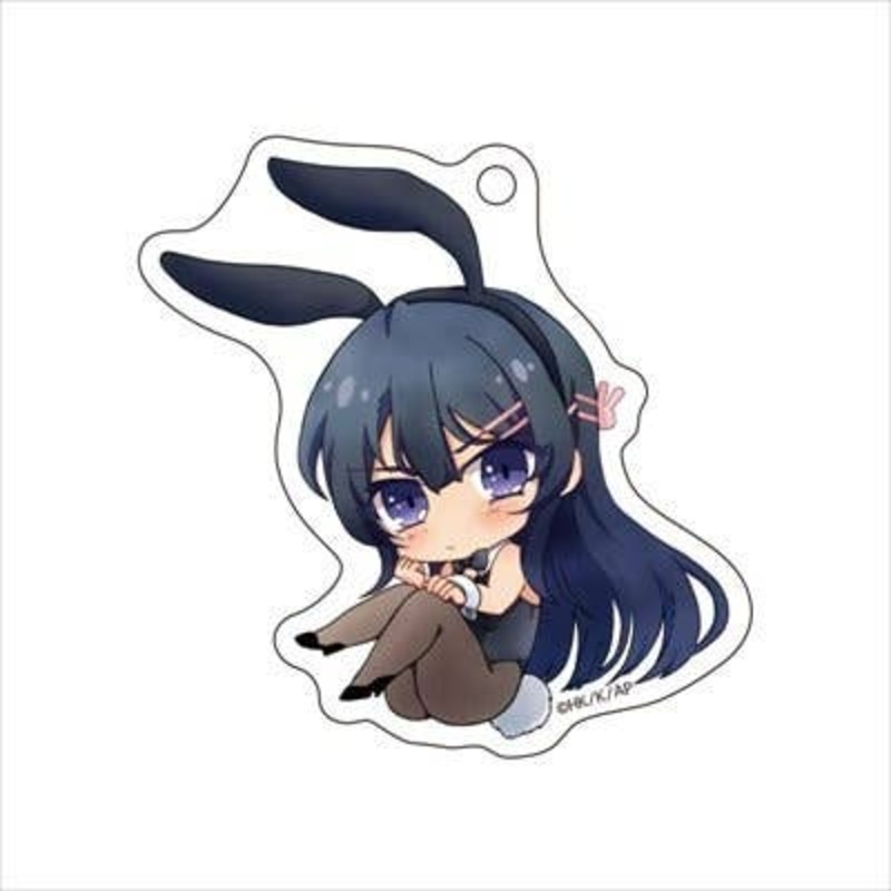 Rascal Does Not Dream of Bunny Girl Senpai: Kurukoro Die-cut Acrylic Keychain Mai Sakurajima B