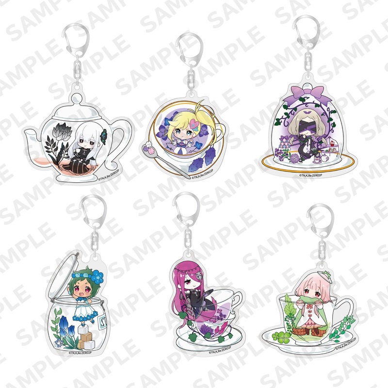 Re: Zero Starting Life In Another World: Acrylic Keychain Witch And Tea Party Ver. 1Box (6pcs)
