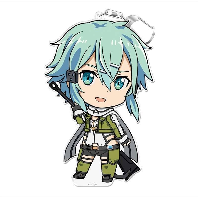 Sword Art Online: Big Puni Kore! Keychain (With Stand) Sinon (Phantom Bullet)