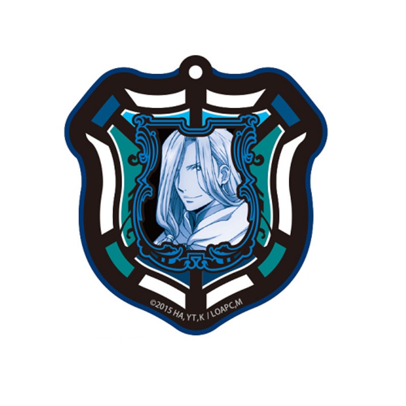 The Heroic Legend of Arslan Stained Glass Keyholder (Narsus)