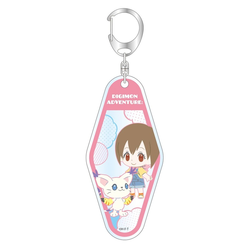 Digimon Adventure: Motel Keychain Hikari & Gatomon